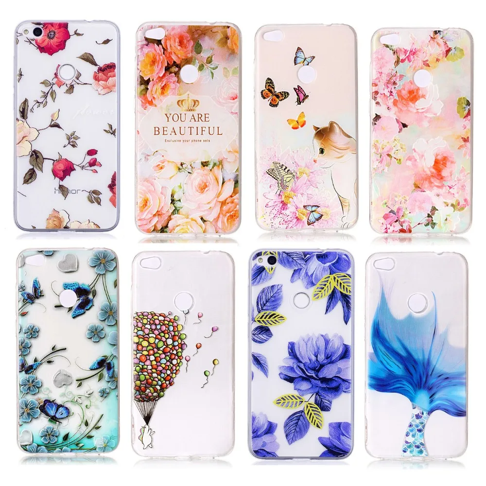 Чехол для sHuawei P8Lite 2017 силиконовый чехол Phonecase P9Lite мягкий ТПУ противоударный