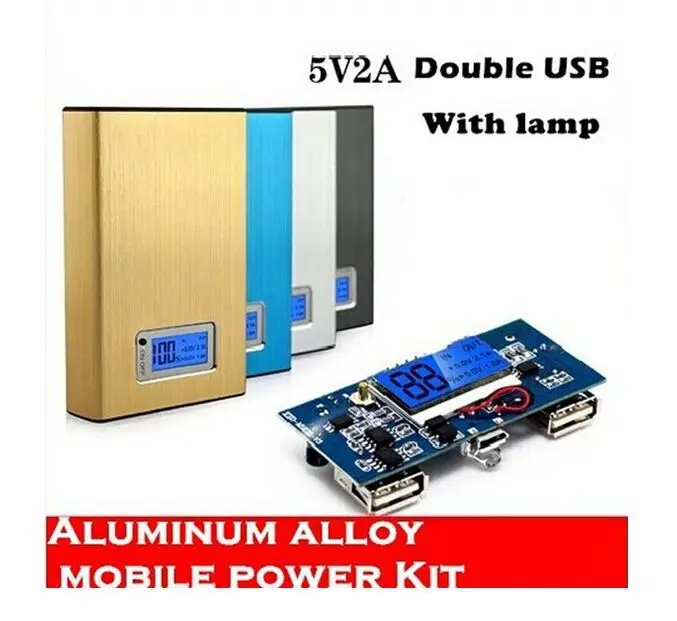 

Diy 6 Section charge treasure nest shell lcd screen 18650 mobile power box motherboard kit power bank + circuit board