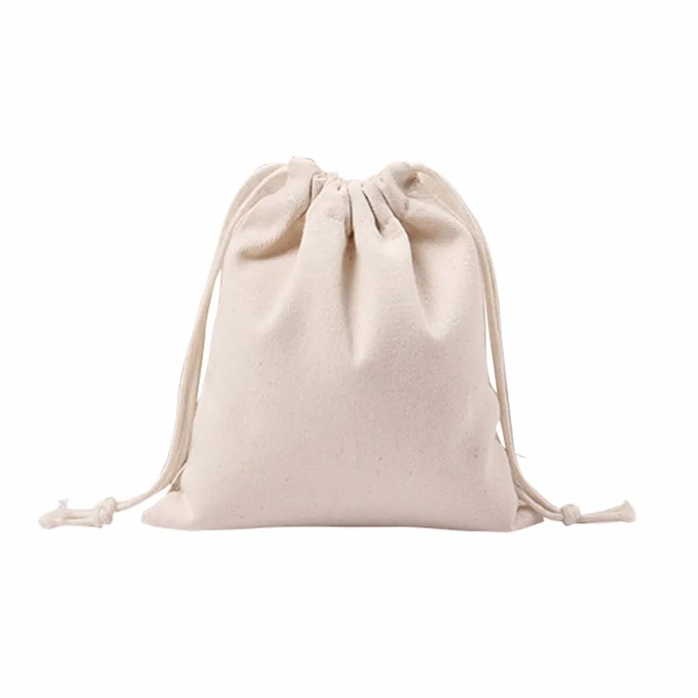 

Women Solid White Drawstring Beam Port Shopping Bag Travel Bag Gift Bag Pouch Mens Backpacks Drawstring Bag1.22-1.8