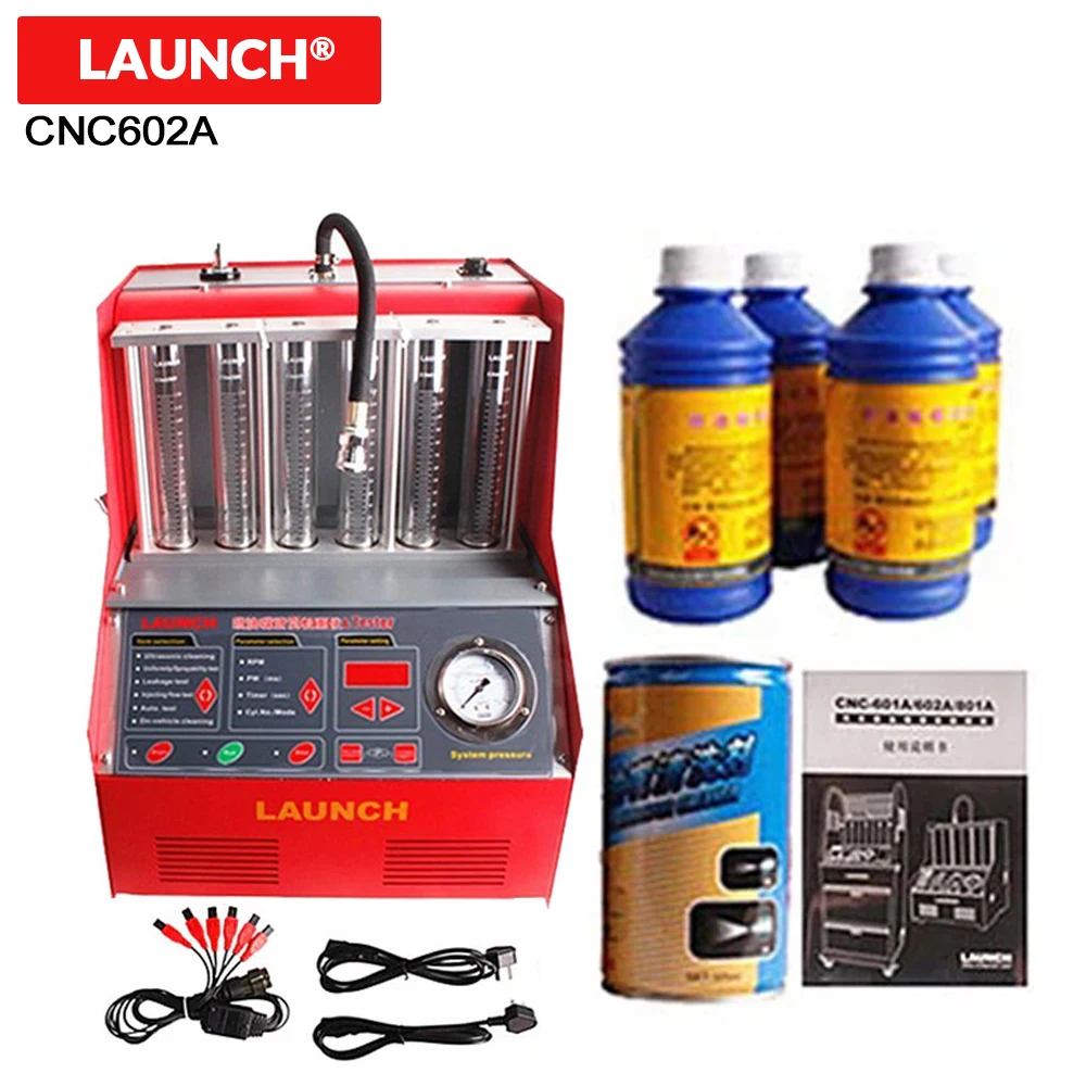 

2018 Launch CNC602A injector cleaner and tester CNC-602A With English Panel DHL Free Shipping