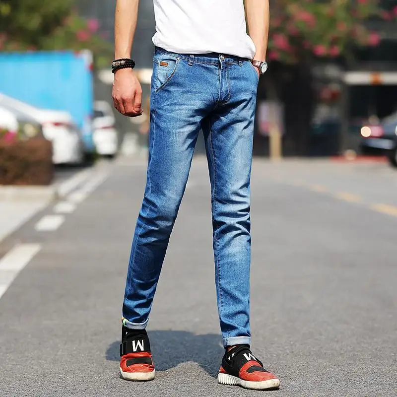 mens light coloured jeans