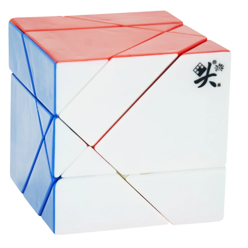 

New Dayan Tangram Cube Stickerless Magic Puzzle Cube Cubo Magico Puzzle -8 Axis 3 Rank Educational Twist Toys For Children