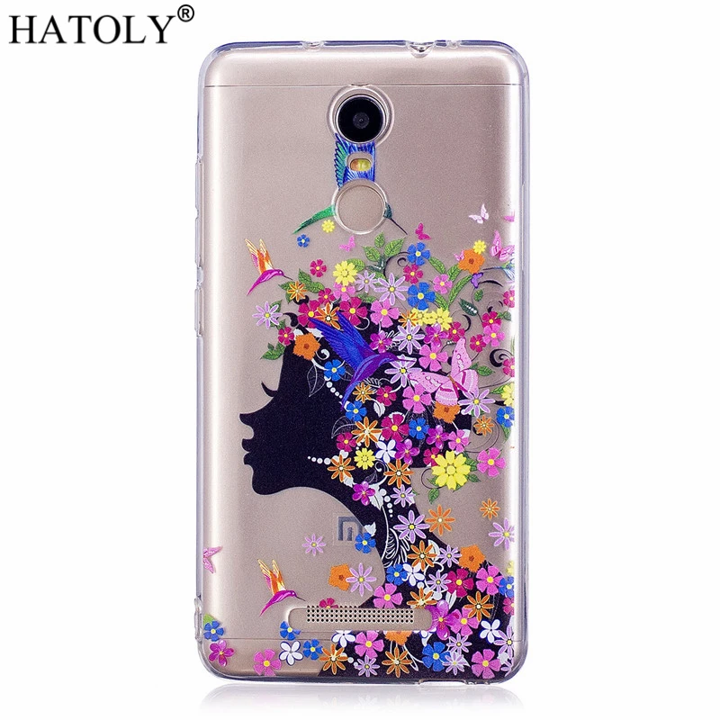 HATOLY для fundas Xiaomi Redmi Note 3 Pro Чехол Альпака панда Олень Медведь Мини Кот Обложка кожи