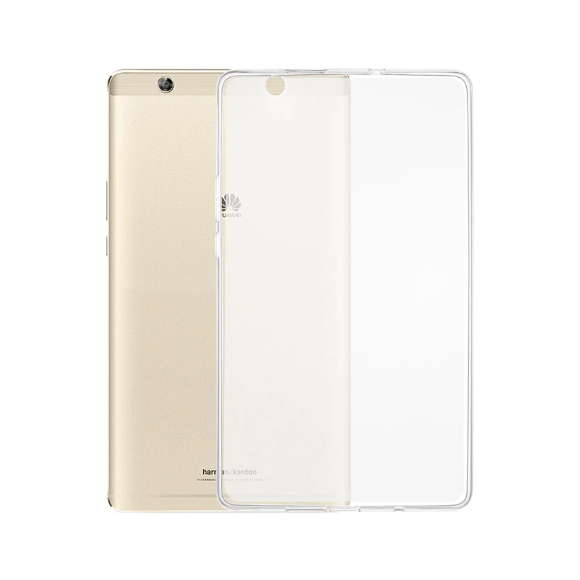 Ultra Slim Frosted Cases For Huawei MediaPad M3 8.4 inch Case Thin Shockproof Back Cover Shell - Цвет: Frosted(Clear)