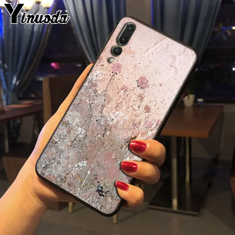 Чехол для телефона Yinuoda Love Heart Gold Rose marble Stripes для huawei honor 8x20 7a P20Lite P10 Plus Mate10Lite Mate20 P20 Pro Чехол