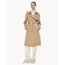 Брендовое качественное шерстяное пальто, куртка, зима, новинка, темперамент, серый, верблюжий, черный, однотонный цвет, Женская шерстяная Верхняя одежда с поясом