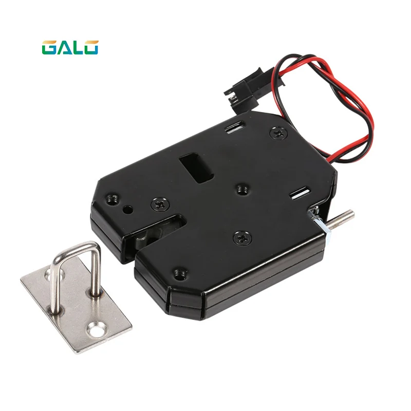 

DC 12V 2A Solenoid Electromagnetic Electric Control Cabinet Drawer Lockers Lock latch Push-push Design