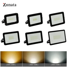 Светодиодный прожектор ультра-тонкий светодиодный прожектор IP66 Водонепроницаемый SMD2835 светодиодный Светлый Дом Открытый светодиодный фокус 10/20/30/50/100 Вт Светодиодный отражатель