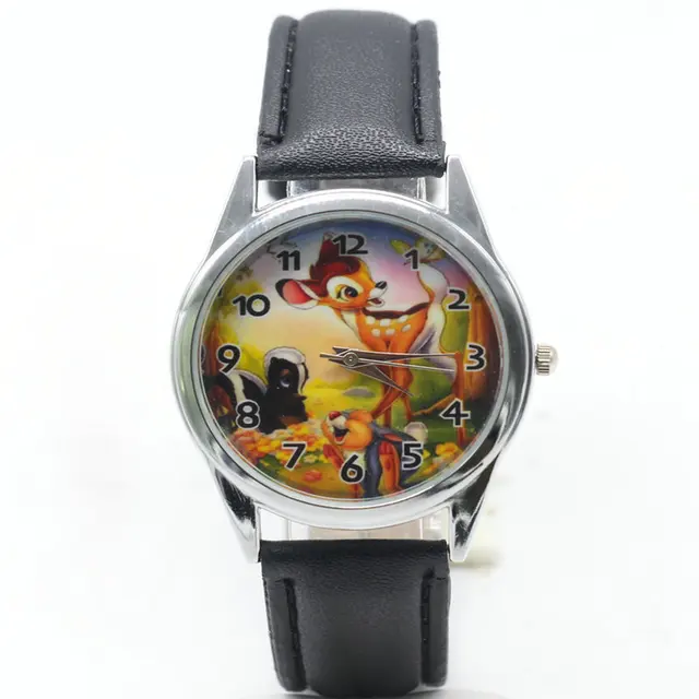 2018 hot selling children cute dial quartz watch bambi Cartoon Birthday Party Gi 2018 hot selling children cute dial quartz watch bambi Cartoon Birthday Party Gi