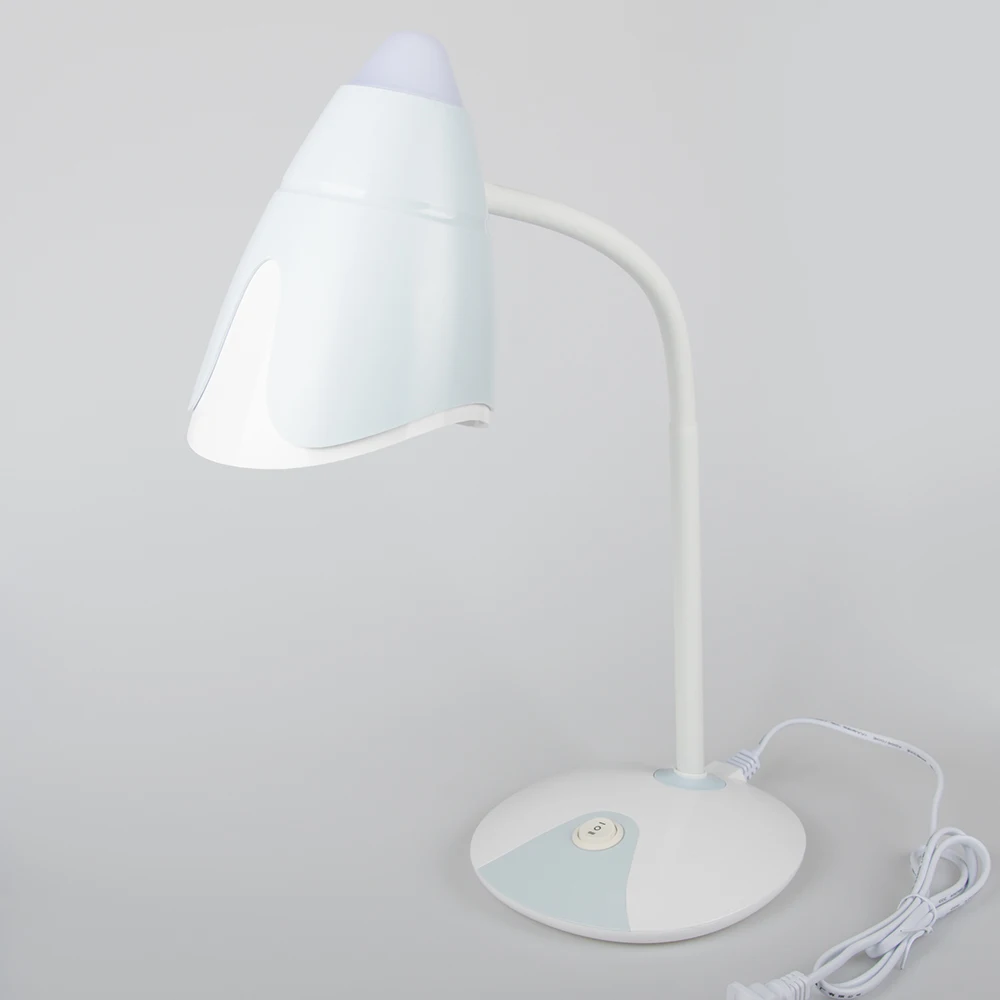 

LED Flexo Desk Lamp with Night Light Hemisphere Light Guide Eye Protection Reading Soft Led Light Push Button Switch Table Lamps