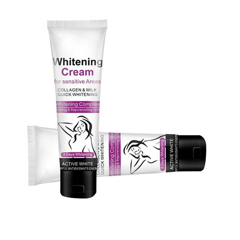 

1pc Dropship 50g Armpit Elbow Whitening Underarm Knee Dark Skin Lightening Bleach Cream Make up Tools