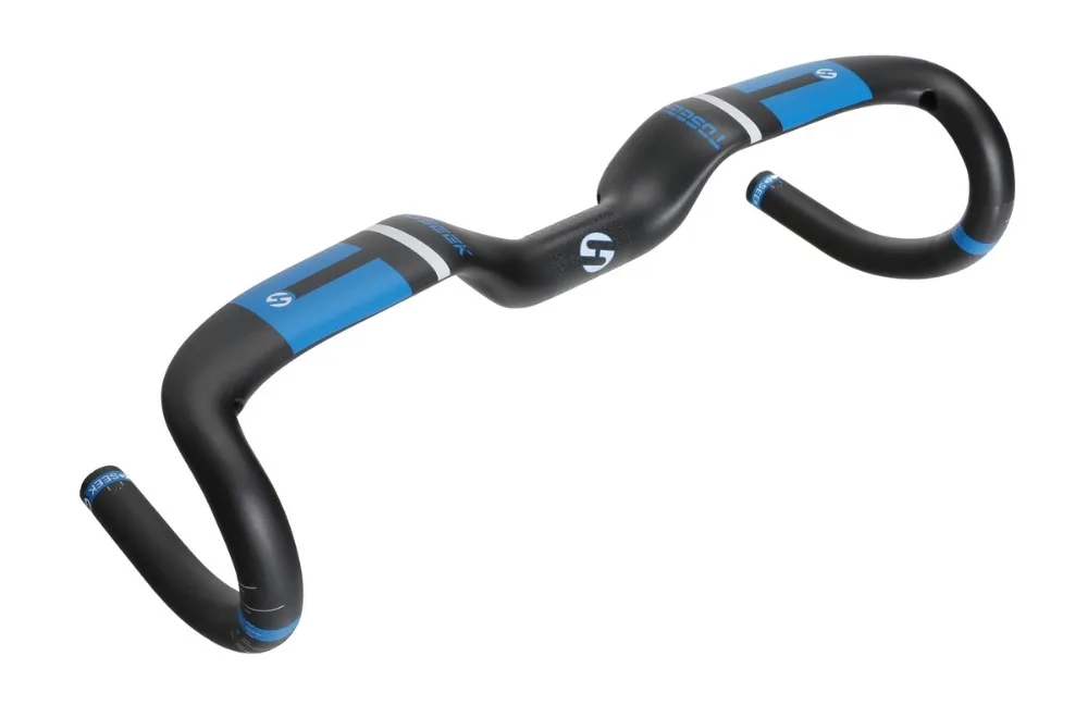 Buy NEW TOSEEK Carbon Fiber Bicycle Handlebar Road Bicycle Accessories Cycling