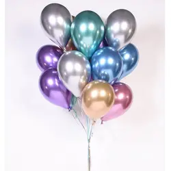 50 шт./компл. 12 дюймов хромированная шары из латекса цвета металлик микс Цвет вечерние воздушный шар "Конфетти" для свадьбы детская вечеринка