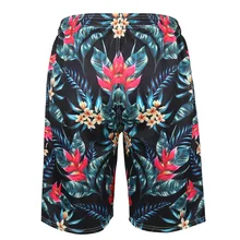 Мужские плавки быстросохнущие 3D принтованные повседневные Гавайские сетчатые подкладочные классные плавки с карманами пляжные шорты