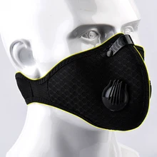 Активированный уголь Анти Пыль Велосипед Гонки на мотоцикле Лыжная Половина лица маска Модные Вечерние Маски