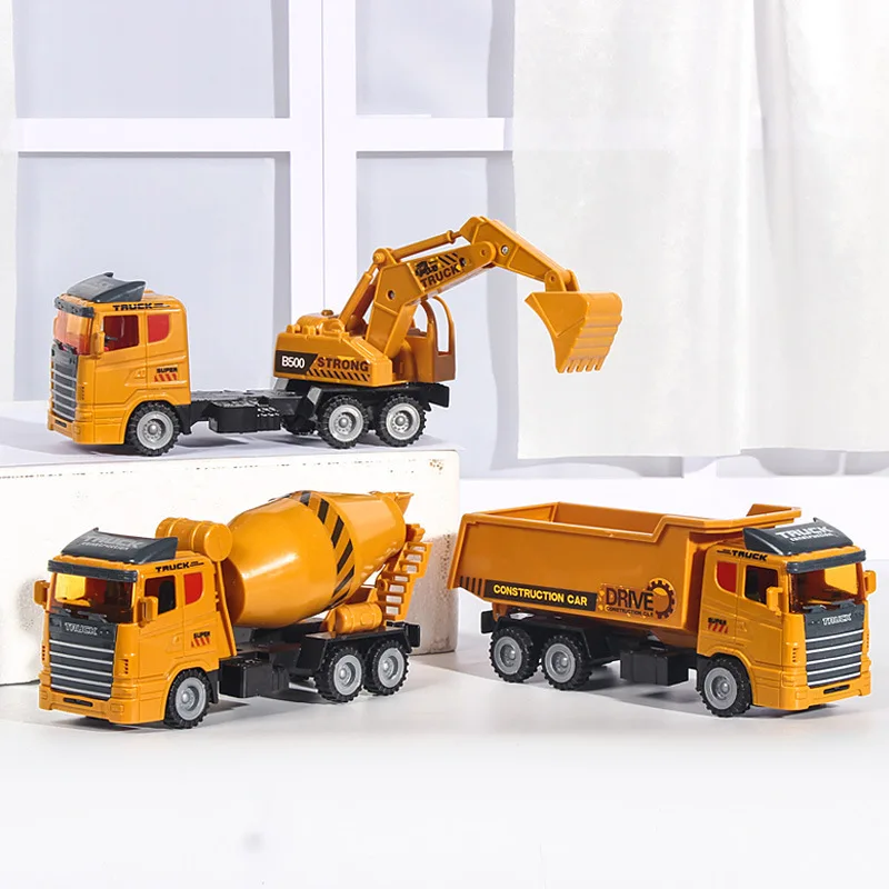

19cm Simulation Engineering Vehicles Dump Truck Mini Alloy Model Classic Toy Birthday Gift for Kids Diecast Car Toys for Boys