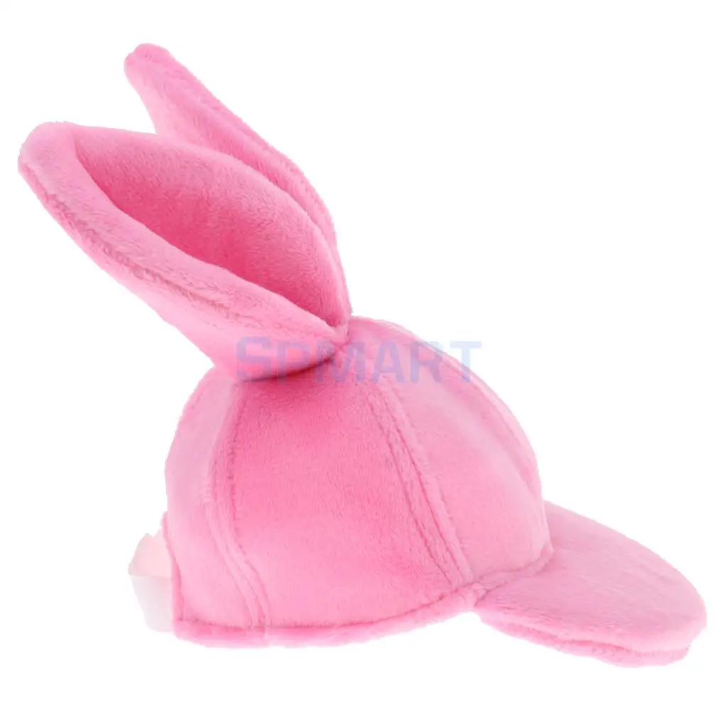 4 Colors Lovely Stuffed Flannel Rabbit Ears Peaked Cap Outfit for 1/6 Blythe Dolls Hat Clothes Accessories
