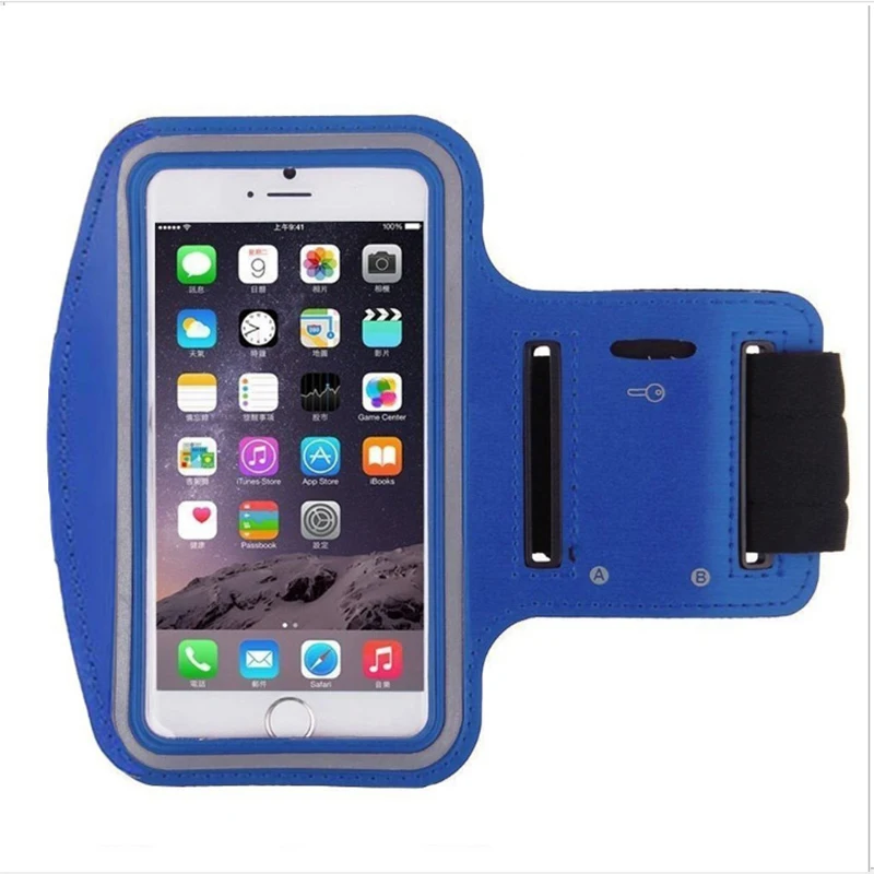 Ponsel Ban Lengan untuk 4 ''4.5'' 4.7 ''5'' 5.5 ''Inch Ponsel Olahraga Pemegang Case untuk iPhone huawei Samsung Xiaomi Handphone Lari