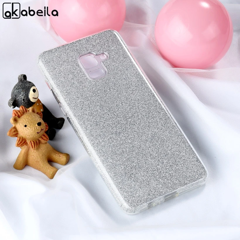 

AKABEILA Case For Samsung Galaxy A5 2017 Cases Silicon Bling Glitter A3 A7 A8 2018 J3 2016 J2 Prime J7 Max A320 A520 A510 Covers