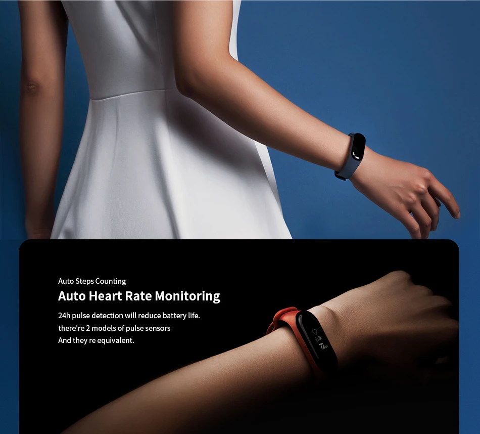 Xiaomi mi-браслет 3 Smart mi Band 3, браслет, пульсометр, фитнес-спорт, 0,78 дюймов, oled-дисплей, 20 дней в режиме ожидания, 2 обновления
