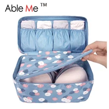 New 2017 High Capacity Bra Underwear Storage Bags Travel Makeup Organizer Necessaire Pochette Maquillage Women Cosmetic Bags