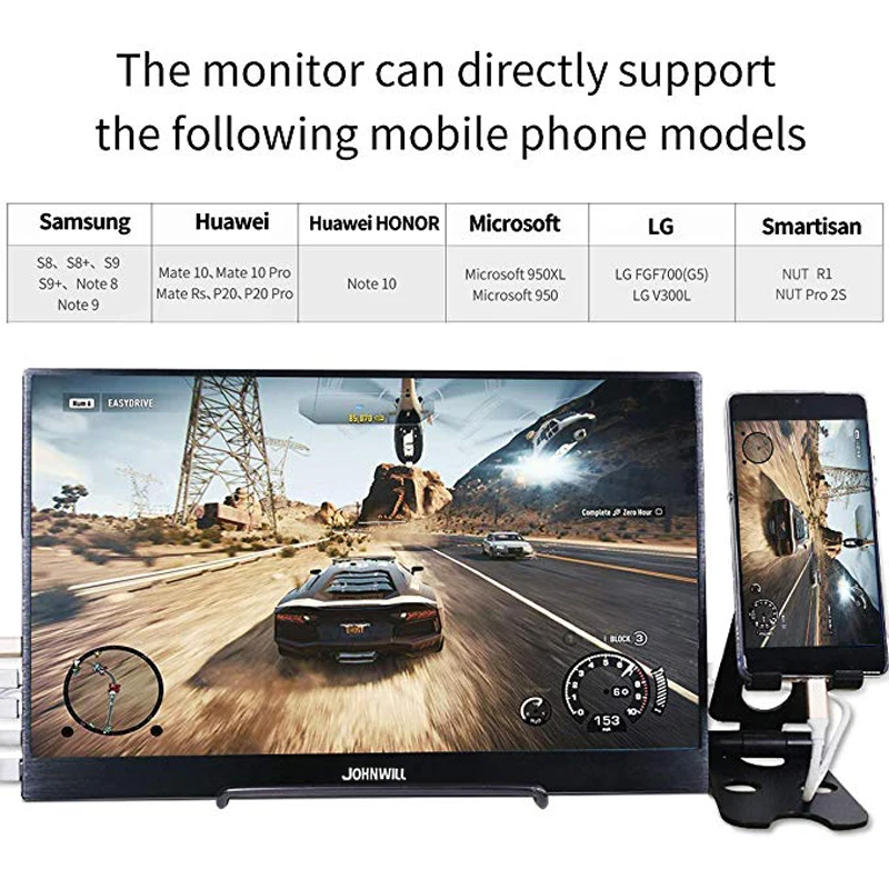 10 1 &quotдюймовый 2 K 2560*1600 ips сенсорный экран портативный игровой монитор lcd type C