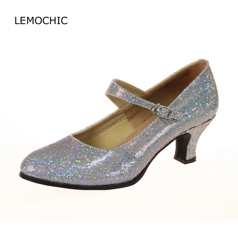

LEMOCHIC new style soft sole samba latin double steps newest female models good quality tango rumba belly women dancing shoes