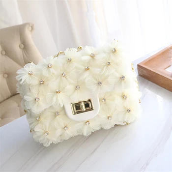 

Flower Box Messenger Bags Top Quality Classic Women Shoulder Handbags Girls Purse Casual Leather Tote Evening Bag
