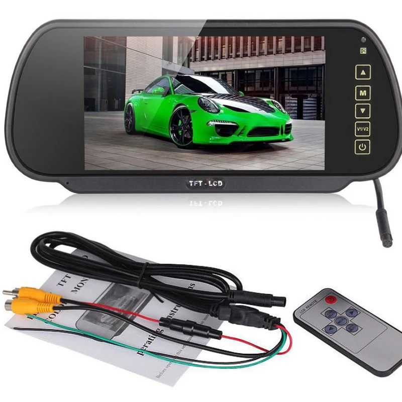 Цветной дисплей TFT LCD диагональю 7 &quotΦ монитор 480RGBx234|mirror monitor|screen carrear view |