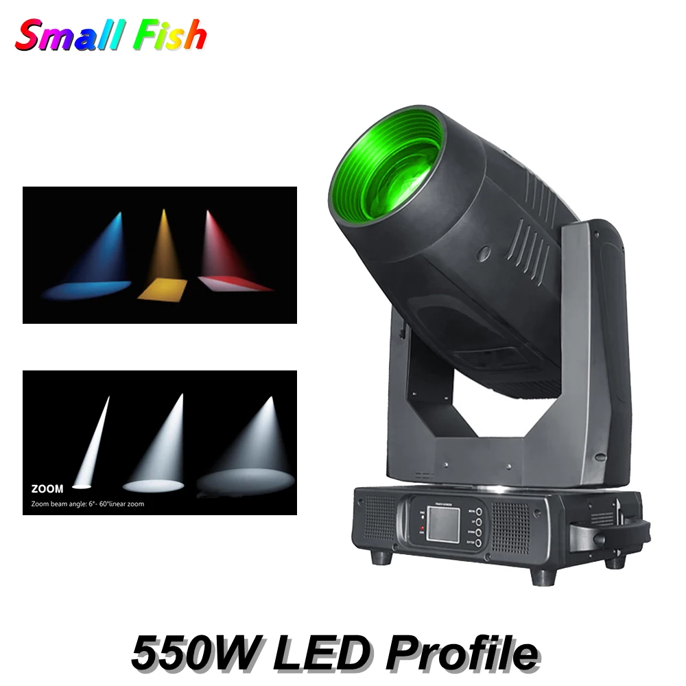 

New Professional Stage Moving Head Light 550W LED Profile Framing Beam Spot Wash 4IN1 Moving Head For DJ Disco Party Bar Light