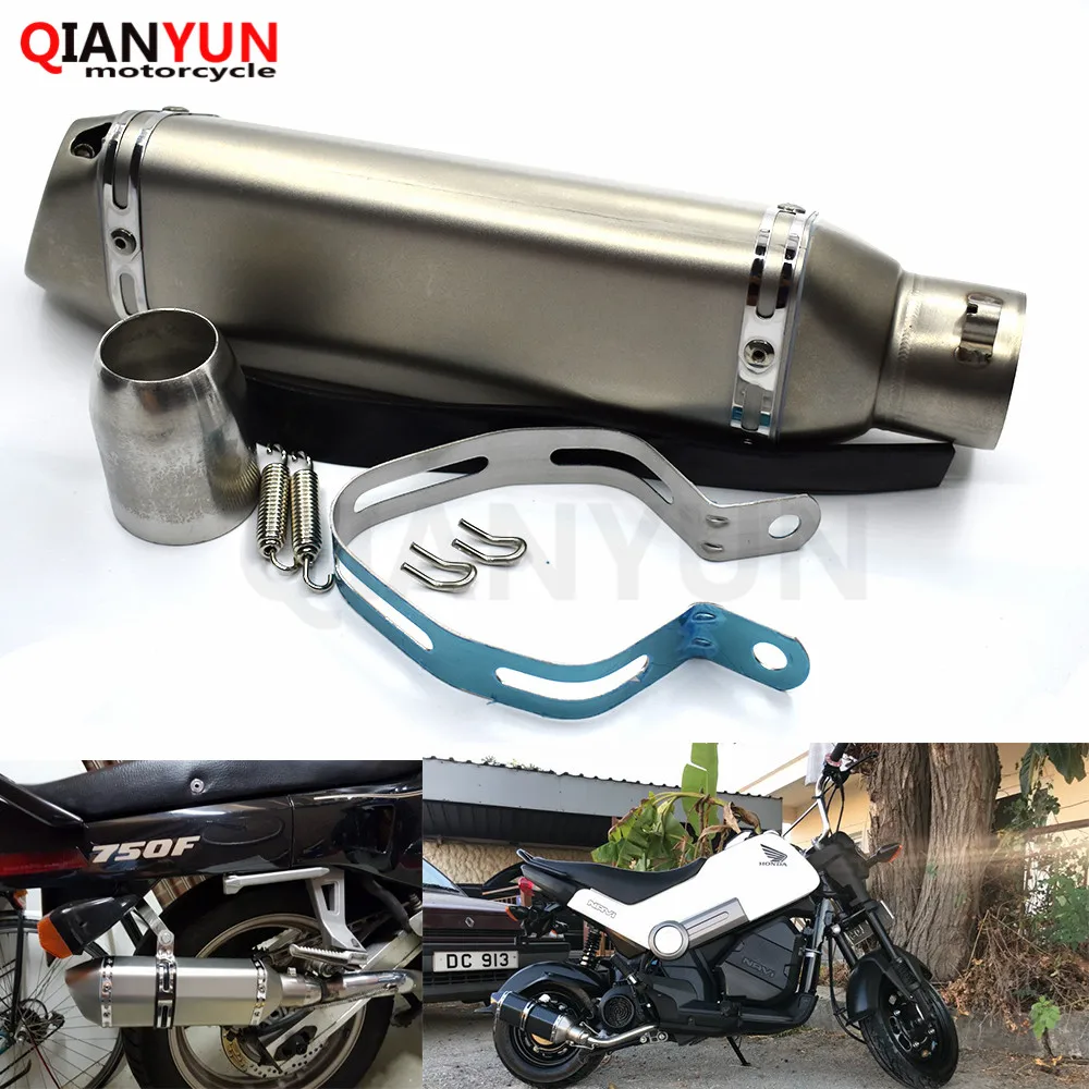 

for Motorcycle parts Exhaust Universal 51mm Stainless Steel Motorbike Exhaust Pipe For HONDA CB500F CB 500 F CB500 F CB 500F