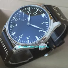 Новая мода 44 мм PARNIS pilot 6497 механические мужские часы с ручным заводом x0001