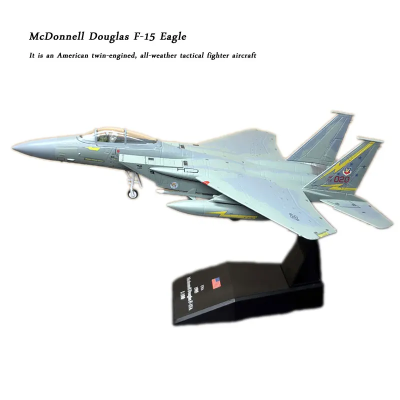 Амер 1/100 Scale Военные Модели игрушки США Boeing F-15 истребитель Eagle литье металла плоскости Модель игрушки для коллекции/подарок/украшение