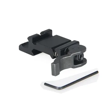 

Tactical Tri-Rail Single Slot Mount With QD Lever Scope Hunting 20mm Mount free shipping