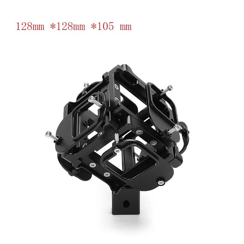 Алюминиевый панорамный кронштейн 6 позиций 720 градусов VR видео съемки системы для GoPro hero5 6 7 черный аксессуары для экшн-камеры