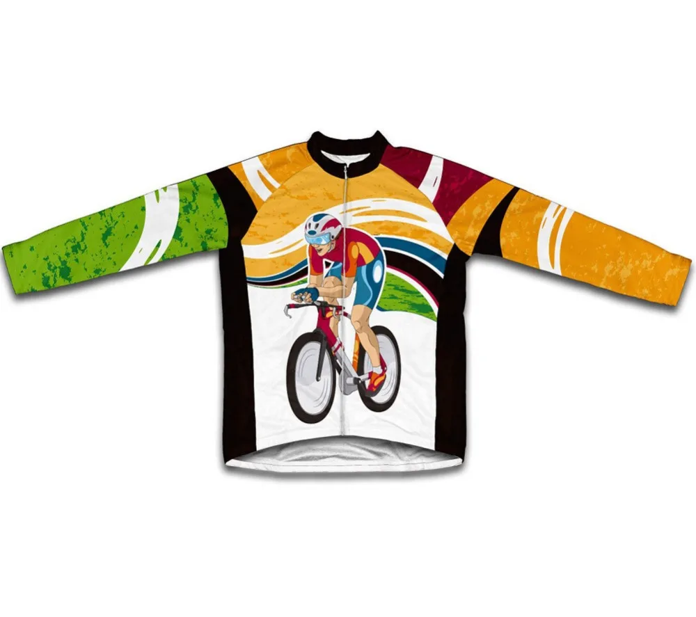 Время пробный Велоспорт Джерси зимний флис теплый велосипед Джерси велосипедная одежда ropa ciclismo-для мужчин и женщин