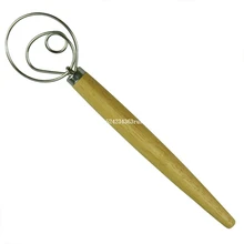 50 шт. датский венчик для теста большой 1" Голландский Стиль хлеб венчик для теста для выпечки, пиццы смеситель крючок из нержавеющей стали Кухня аксессуары