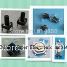 50 шт. 5 типов Мгновенный Такт тактильная нажимная кнопка переключатель SMD Ассортимент Комплект