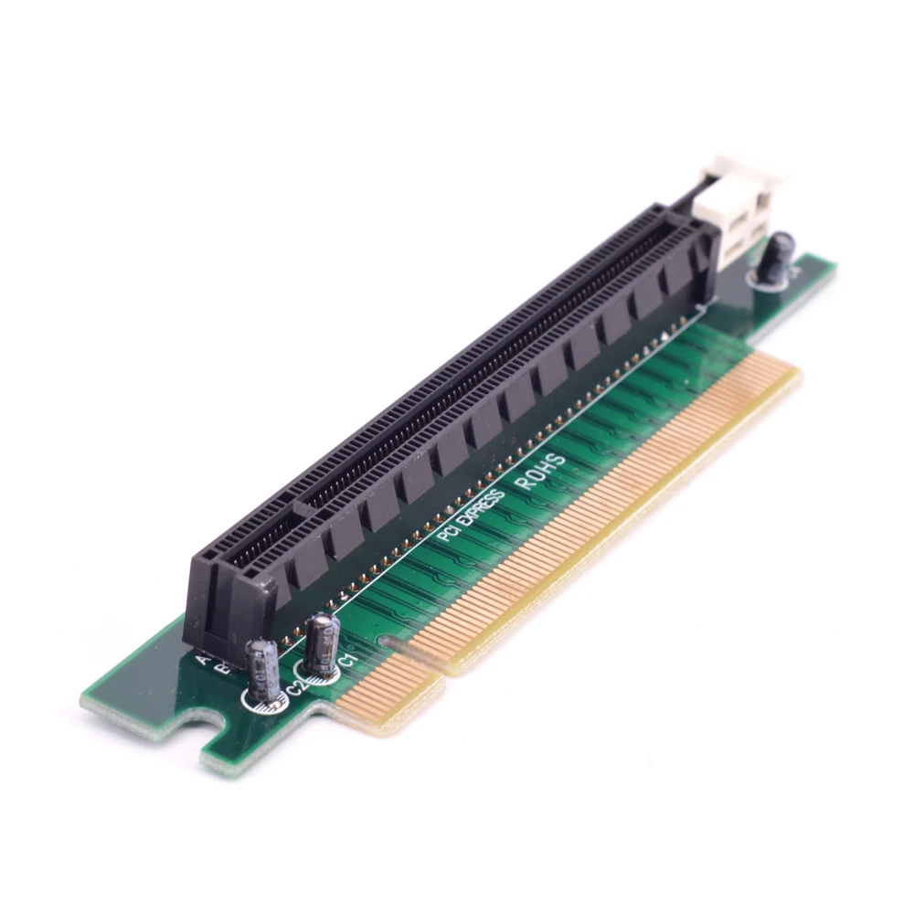 PCIE 16x に 16x スロット延長ライザーカードアダプター 90 度 PCI express メスポート保護ツールアダプタ|Add On  Cards| - AliExpress