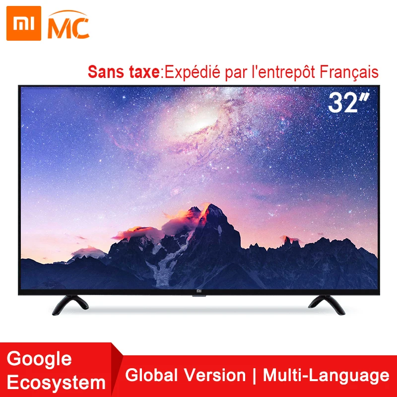 Глобальный Xiaomi телевизор HD Ready Smart 4A 32 дюйм(ов) ов) ТВ 1366x768 mi светодио дный