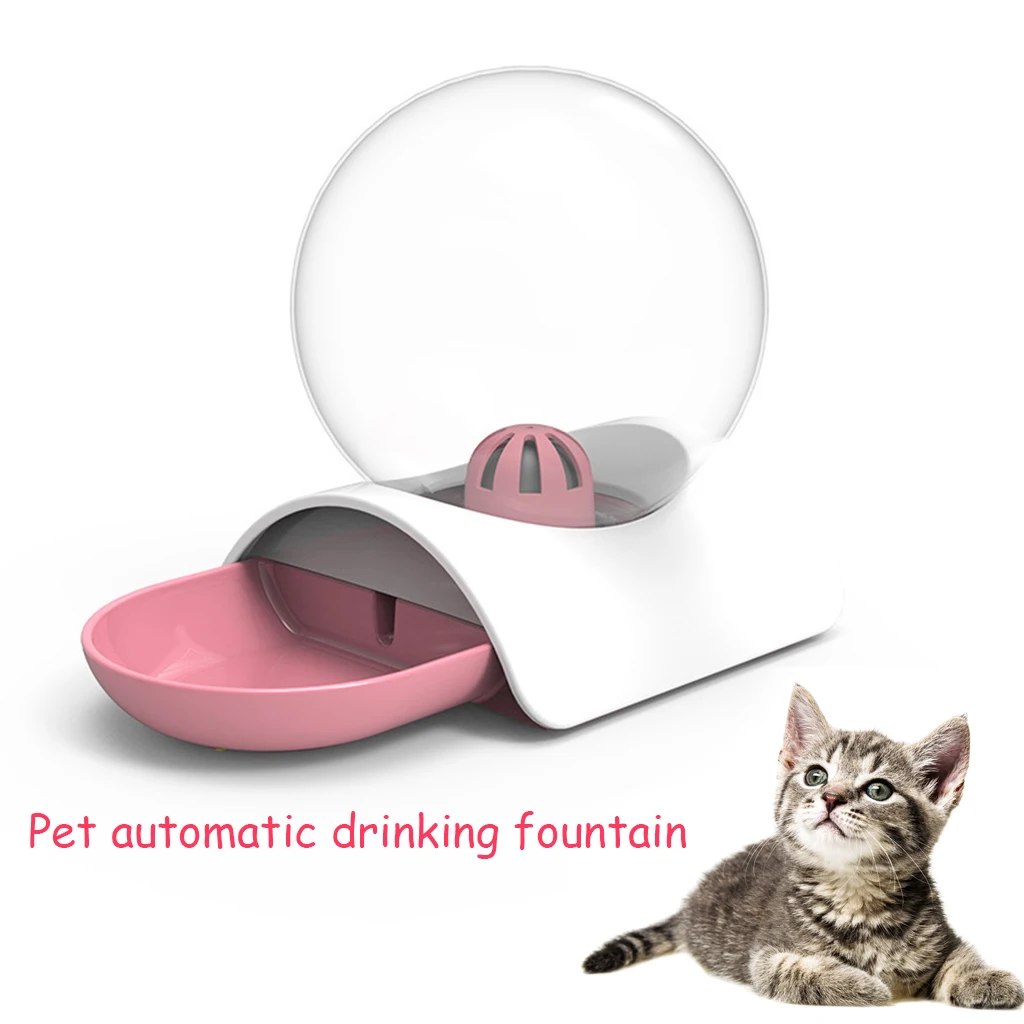 2.8л автоматический фонтан с пузырьками для кошек и собак, диспенсер для воды, большая миска для питья кошек, без электричества