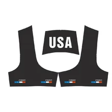 Дизайн США Велоспорт нагрудник шорты cullot черный приятный материал Одежда гонщика ciclismo Открытый велосипед одежда велосипед Италия чернила