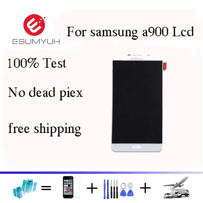 

ORIGINAL 6.0" Display for SAMSUNG Galaxy A9 LCD Screen Touch Digitizer 2016 A9 Pro A910 A9100 Display Replacement