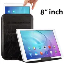 HUWEI Case Sleeve For Lenovo Tab 4 8 Plus Smart Cover Leather Protective Tab4 8 plus Tablet tab48plus PU Protector Cases Covers