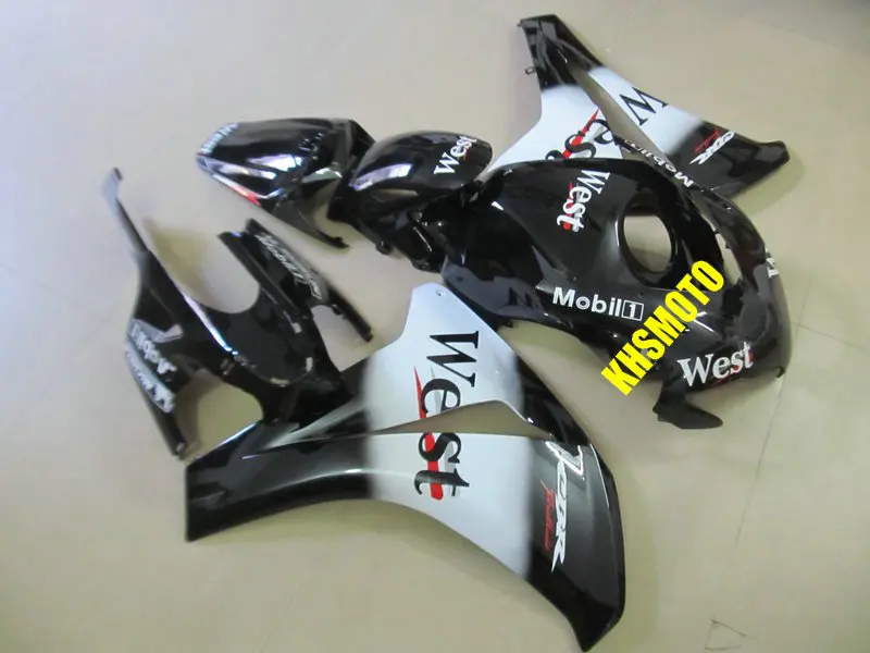 Изготовленный на заказ белый черный обтекатель комплект для HONDA CBR1000RR 08 09 10 11 CBR