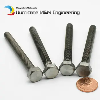 

Titanium Hex Bolt M8 M10 M12 M16 M18 M20 10-120mm Grade 2 Hexagon DIN933 Original Ti Color not Polished Titanium Screw Fastener