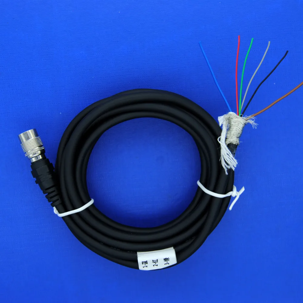 Hirose 6 pin (HR 10A 7P 6S) женский с кабелем 5 м для камеры basler высокий гибкий hirose 6pin GIGE AVT SFCC 6S