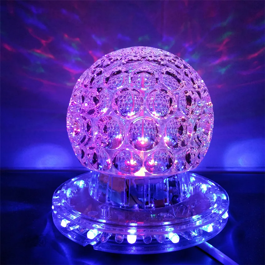 ZjRight New Crystal magic ball LED Christmas lights auto Rotating RGB projector dj bar disco Halloween decor holiday party light ZjRight New Crystal magic ball LED Christmas lights auto Rotating RGB projector dj bar disco Halloween decor holiday party light