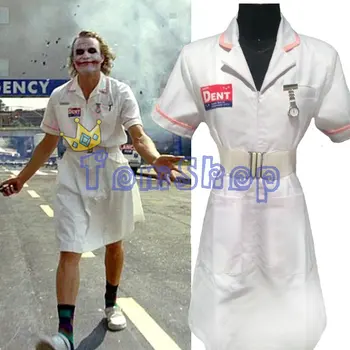 

Batman Dark Knight Joker Nurse Dress Uniform Halloween Nurses Outfit Costumes Custom Made