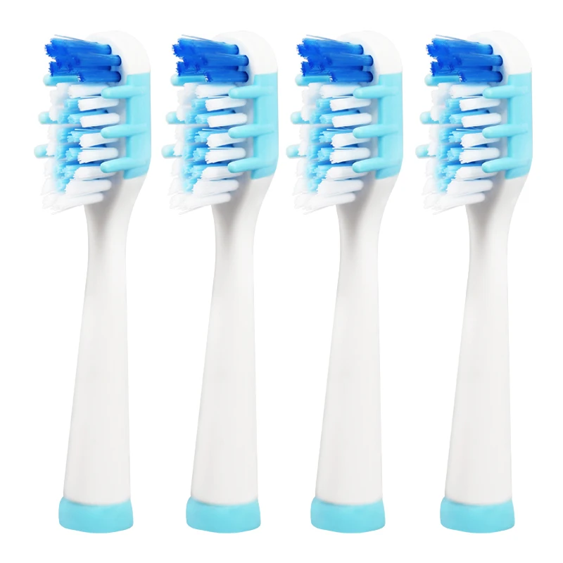 4pcs Replacement Soft Rubber Electric Toothbrush Heads Fits for Seago sg-906/sg-915/sg-612/sg-623/sg-628